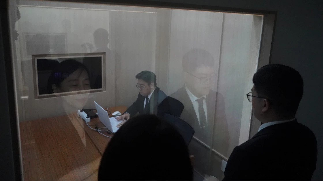 성범죄로펌 시설 - 모의 경찰 조사실