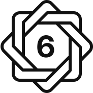 6 — 로고 숫자