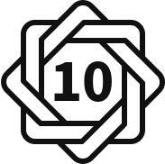 10 — 로고 숫자