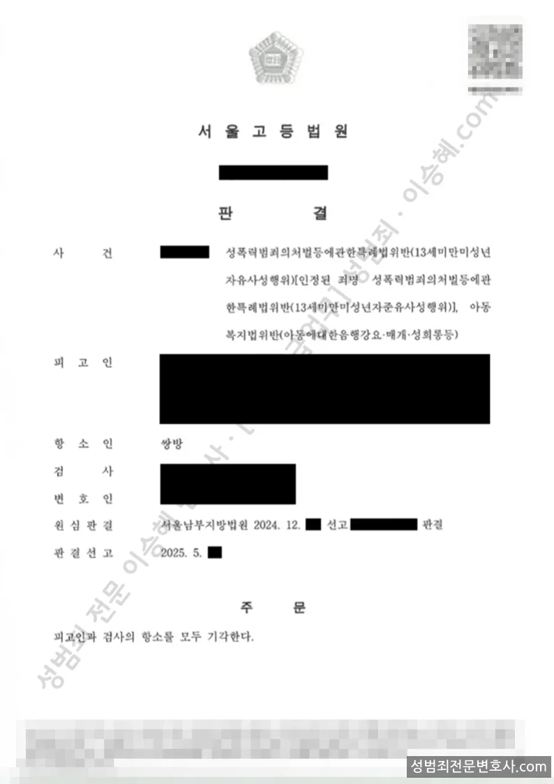 피해자대리(성공) 처분문서