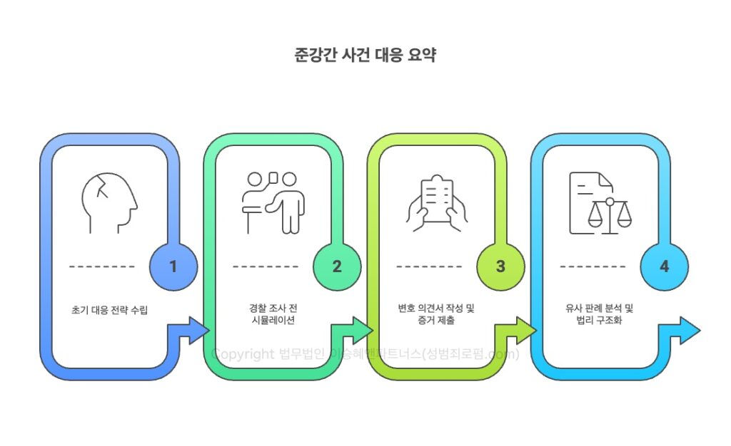 준강간죄 사건 대응 요약