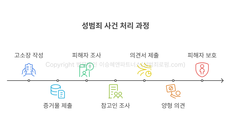 성범죄피해자변호사의 사건 처리 과정