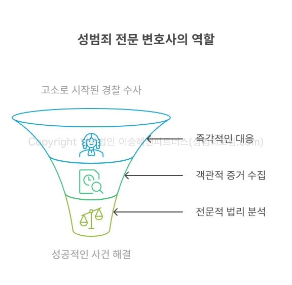 강간, 강제추행 사건에서의 성범죄전문변호사의 역할