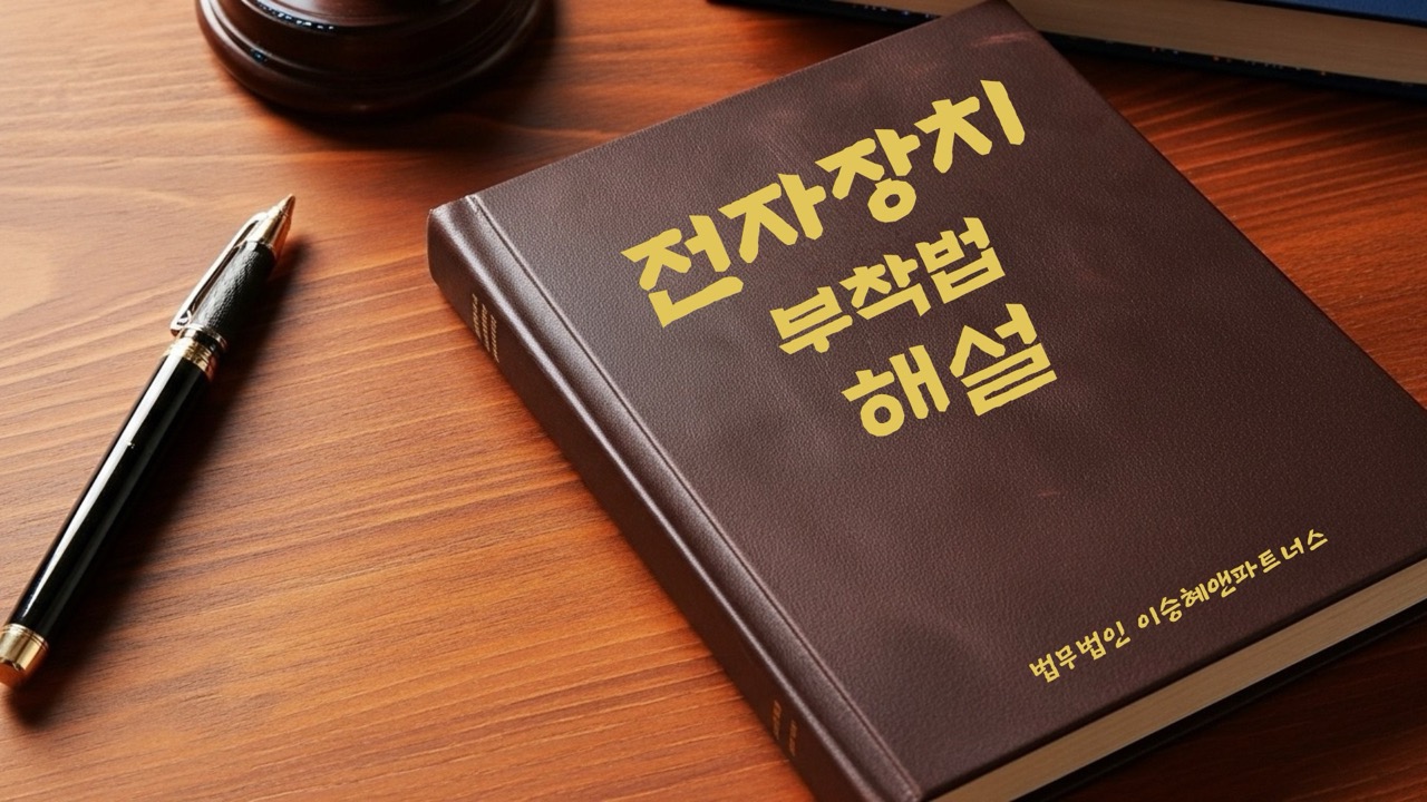 "전자장치부착법 해설" 법무법인 이승혜앤파트너스 발간 책 사진