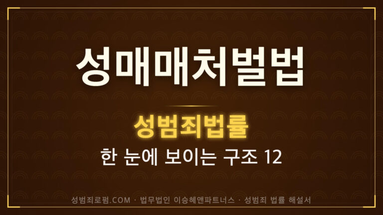 성매매처벌법 해설, 법무법인 이승혜앤파트너스 발간 책 사진