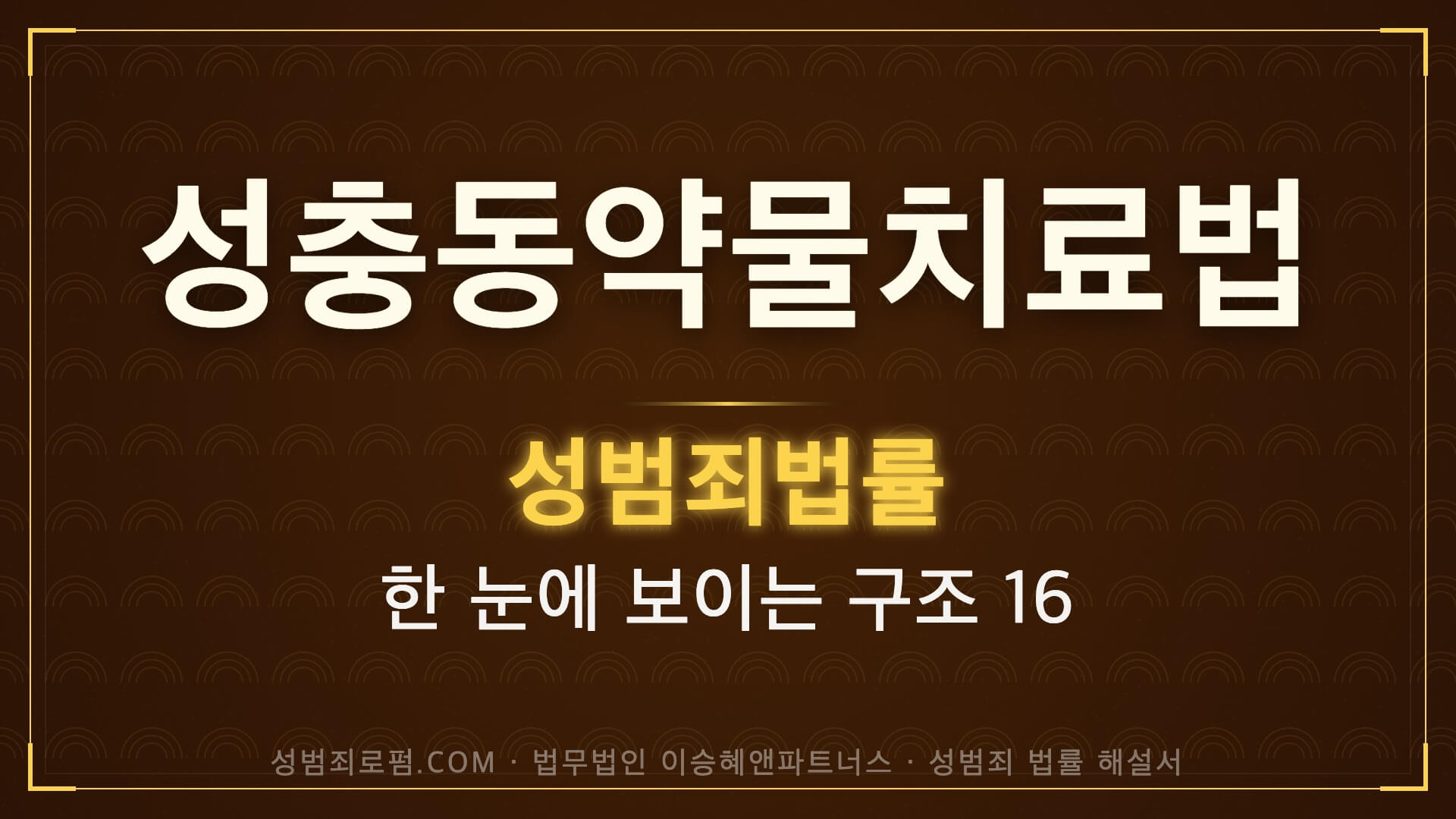 성충동약물치료법 해설, 법무법인 이승혜앤파트너스 발간 책 사진