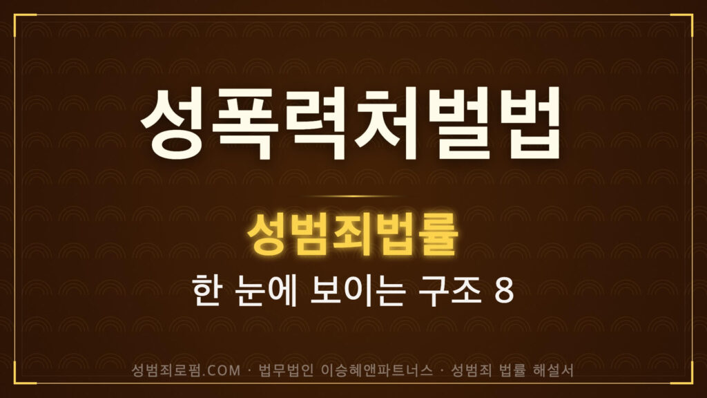 성폭력처벌법 해설, 법무법인 이승혜앤파트너스 발간 책 사진