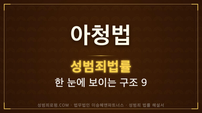 아청법 해설, 법무법인 이승혜앤파트너스 발간 책 사진