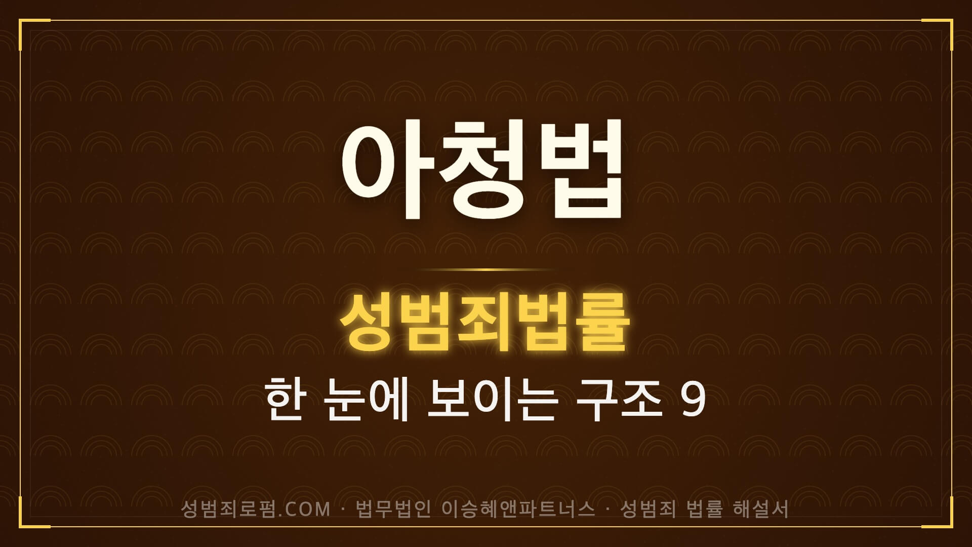 아청법 해설, 법무법인 이승혜앤파트너스 발간 책 사진