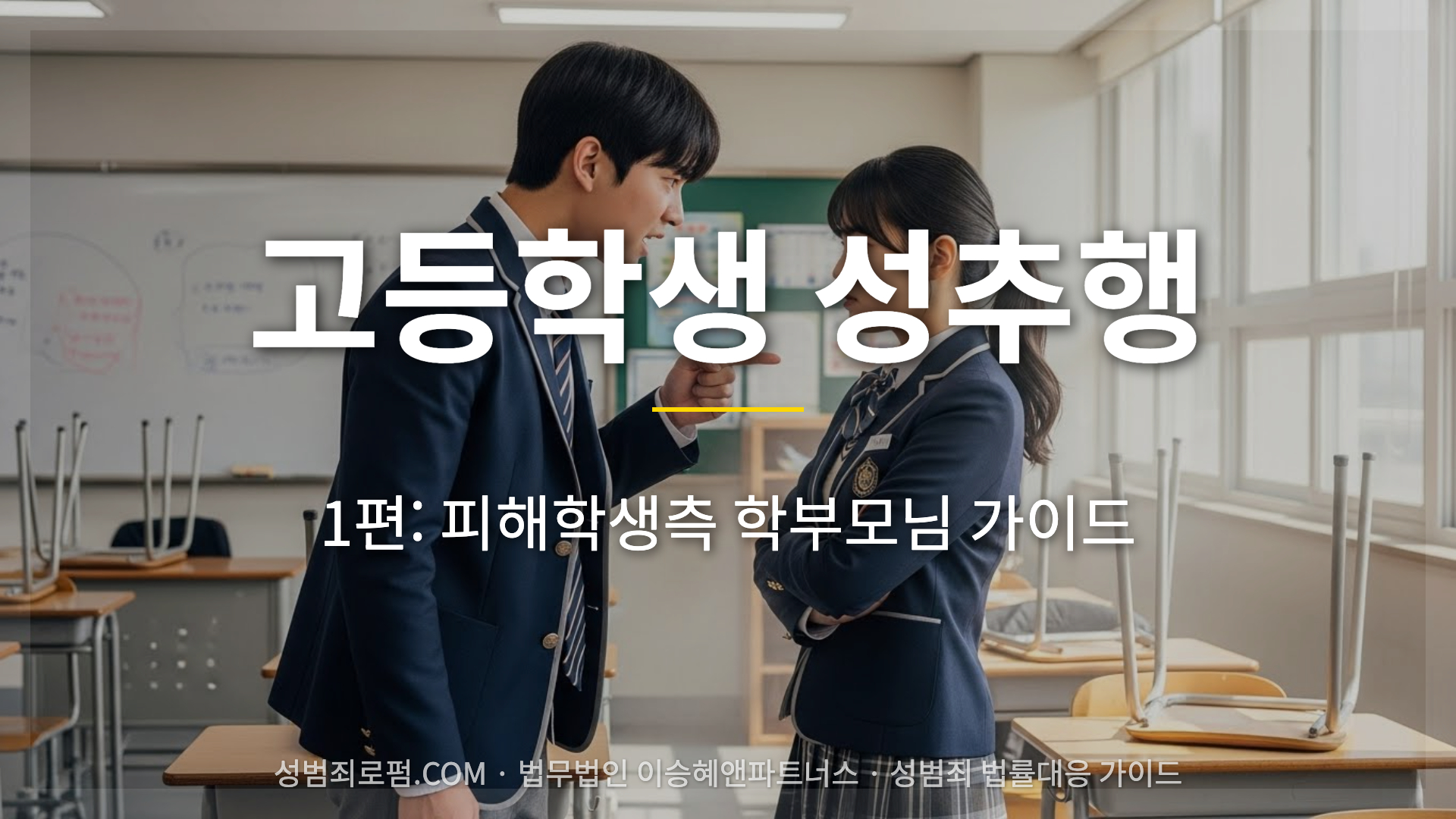 고등학생 성추행 피해자 학부모님 가이드