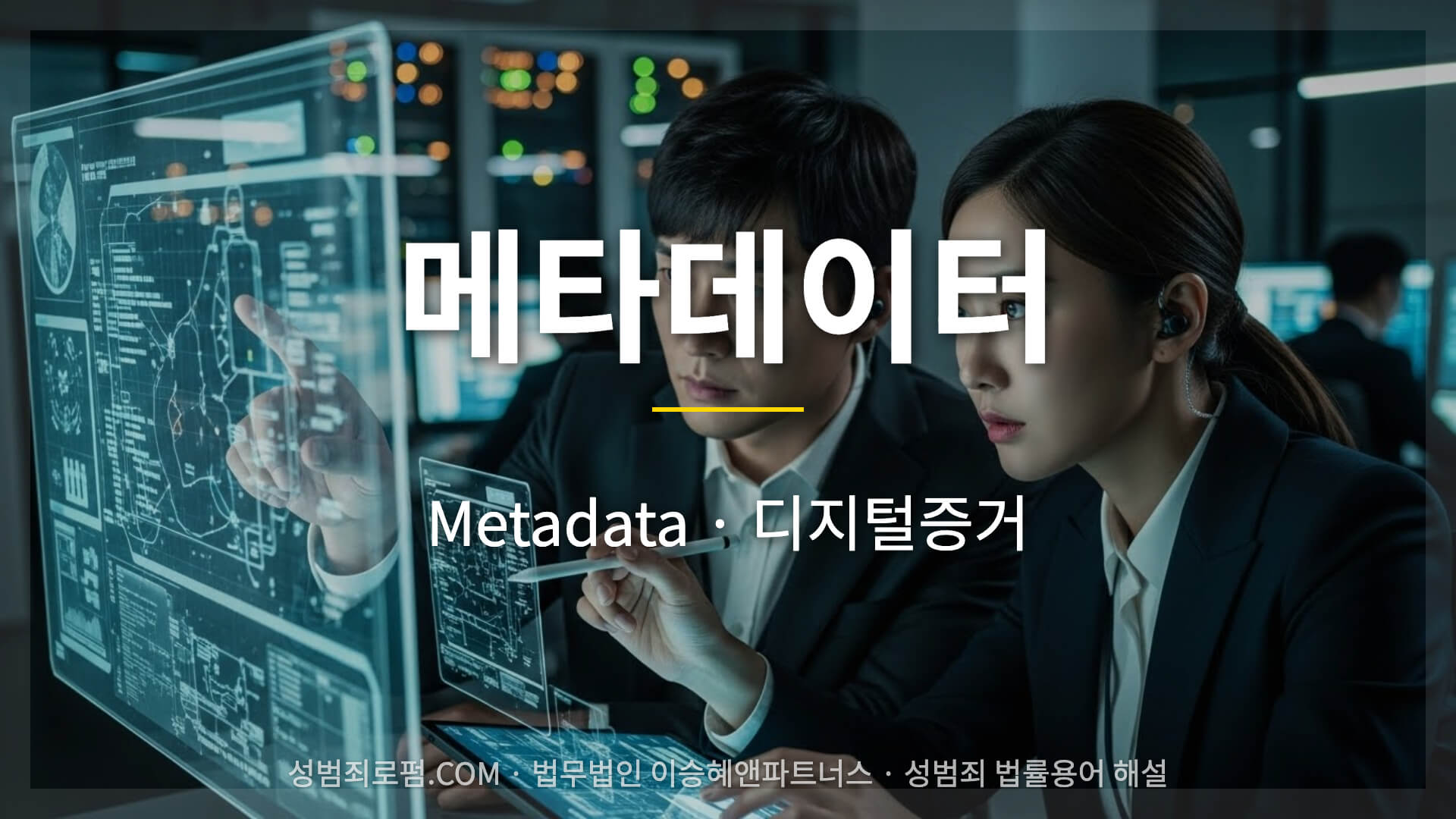 메타데이터, Metadata, 디지털 증거