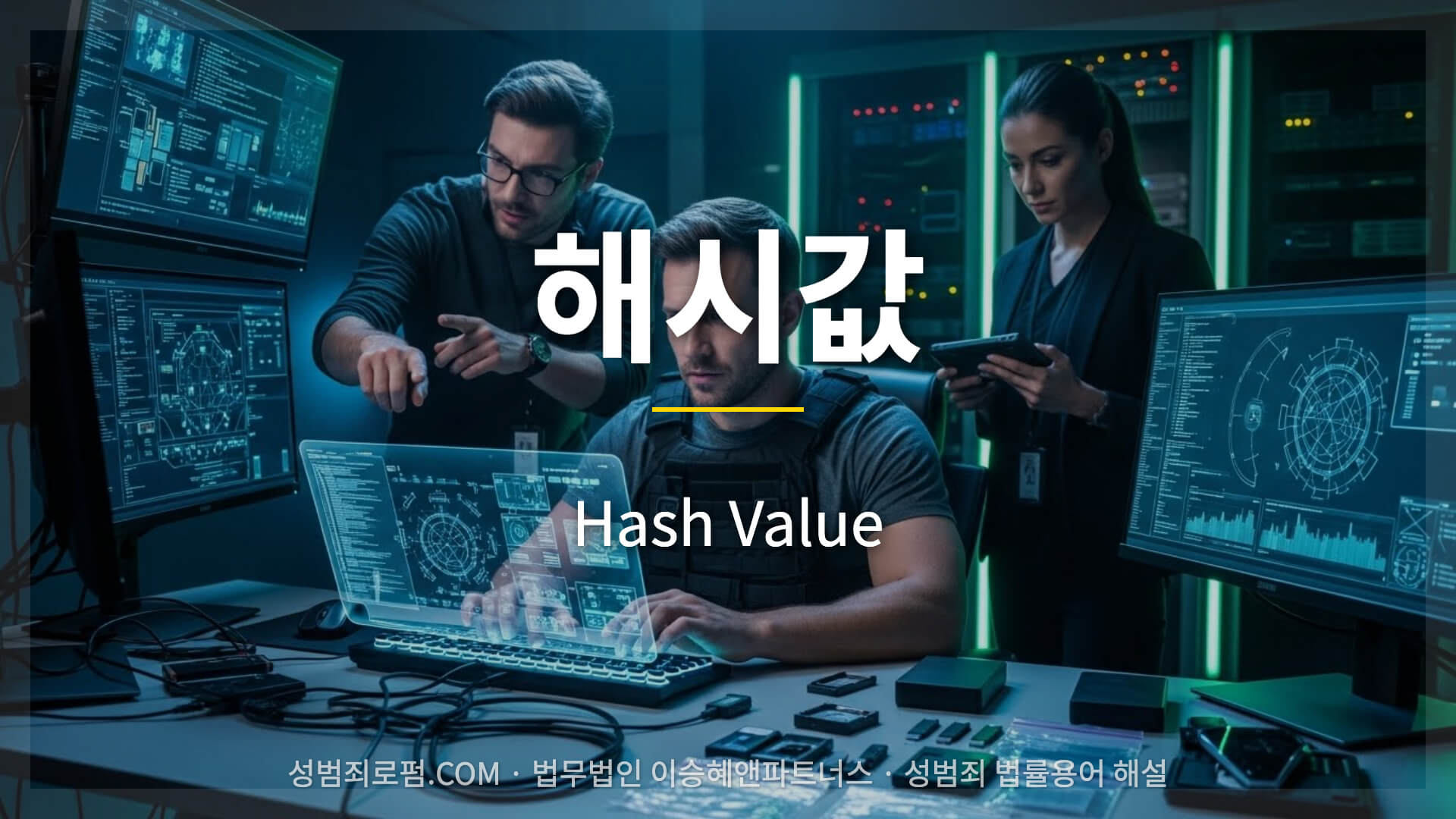 해시값(Hash Value), 디지털 성범죄 수사 증거 대응의 핵심적인 개념 용어입니다.