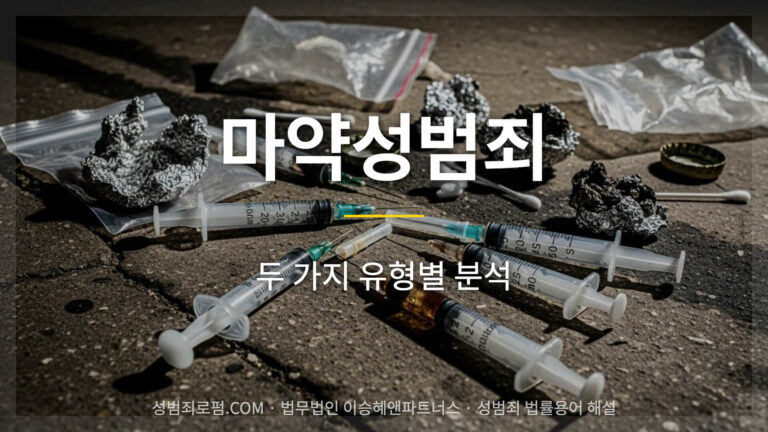 마약성범죄, 약물성범죄 법률용어 해설