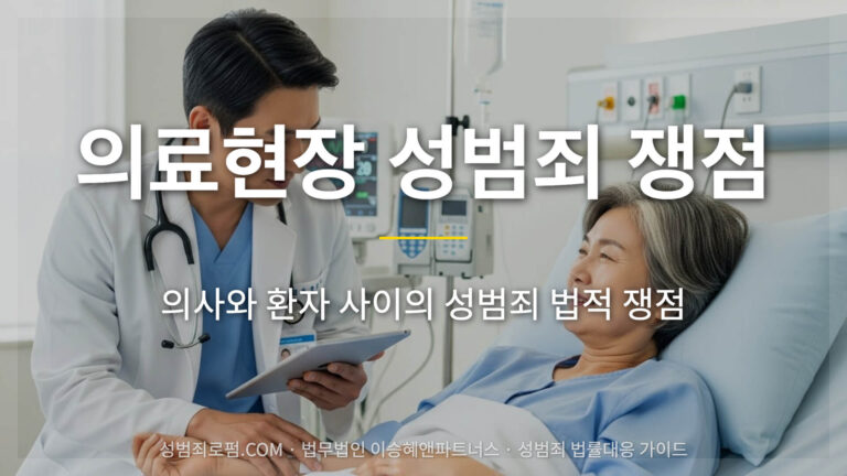 의사성범죄, 의료현장 의사와 환자 사이의 성범죄 법적 쟁점