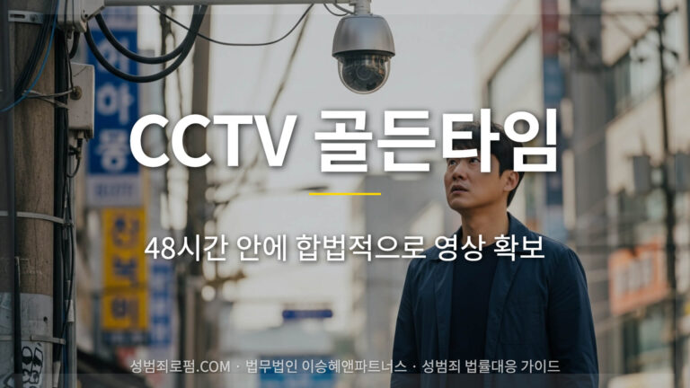 CCTV 증거보전 골든타임