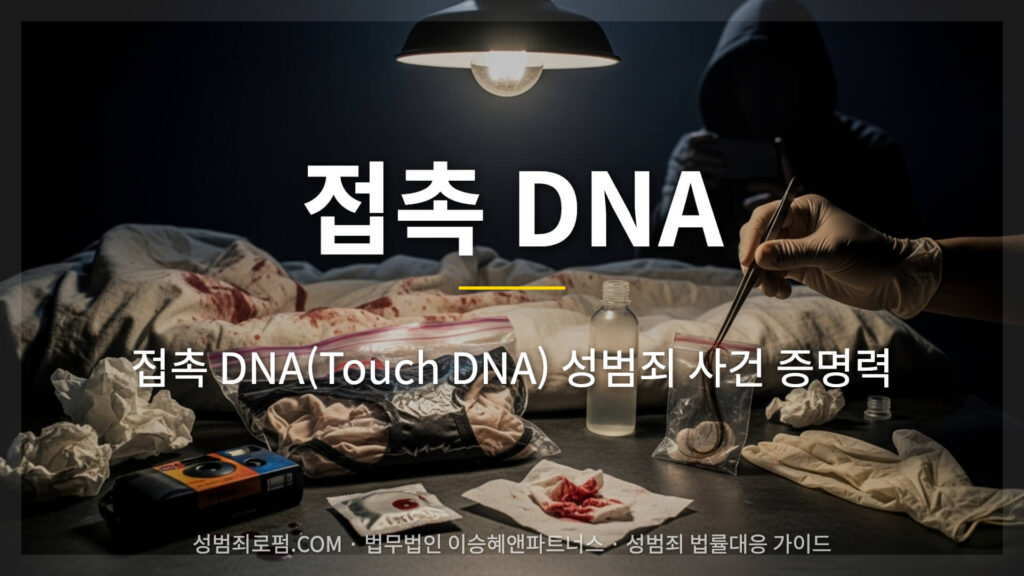 접촉 DNA Touch DNA 성범죄 사건 증명력